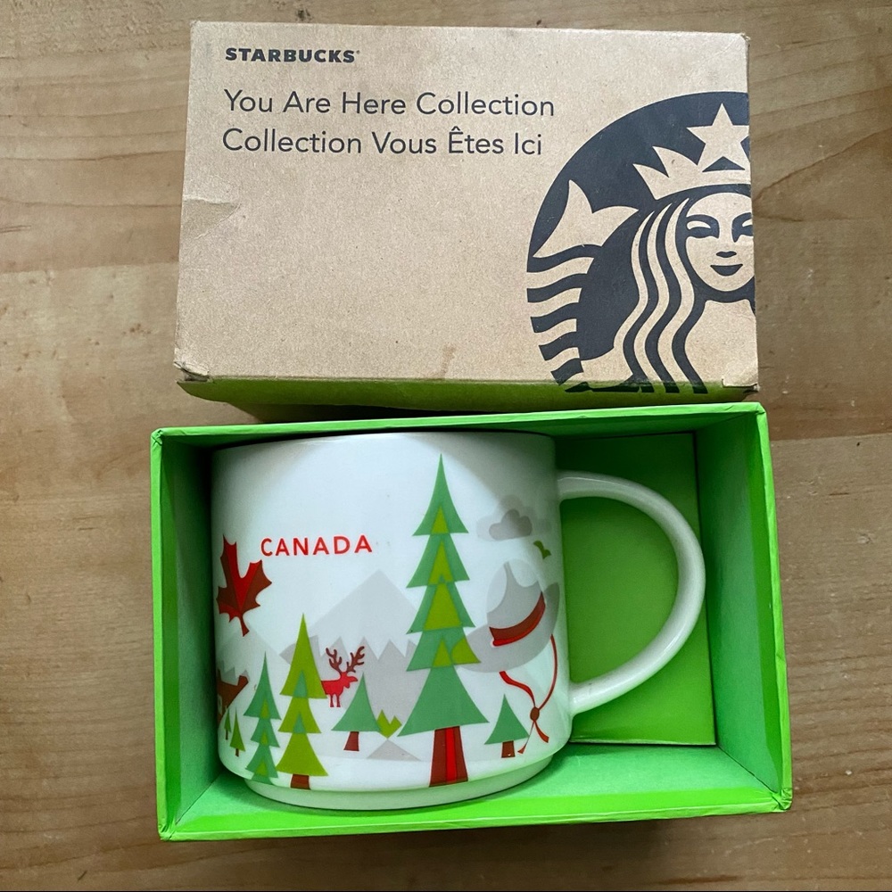 NWT Starbucks Canada YAH Collection Mug 14 oz